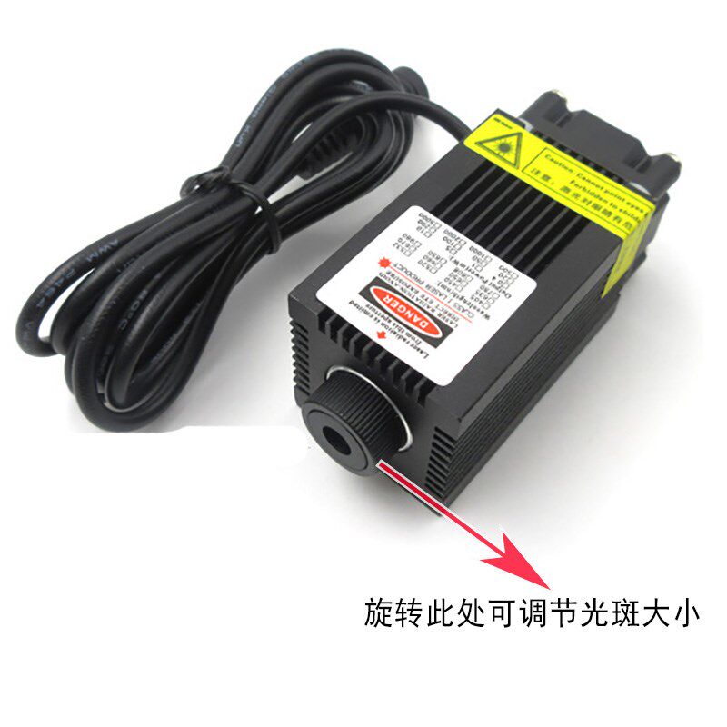 蓝紫光405nm350mw550mw蓝光450nm1.6W高功率带温控点状激光器模组