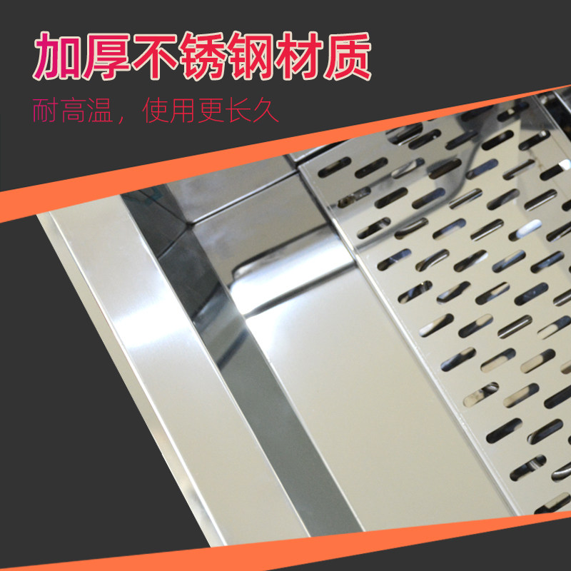 欧瑞特油炸锅商用翻盖鸡排电炸炉汉堡店炸鸡炸串油条炸薯条双缸锅