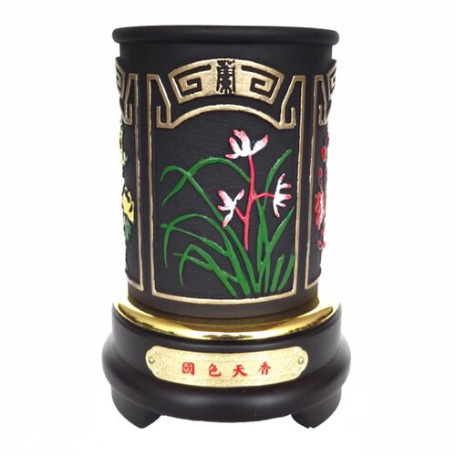 教师节礼物笔筒办公室桌面摆件书房实用装饰品送老师礼品定制炭雕
