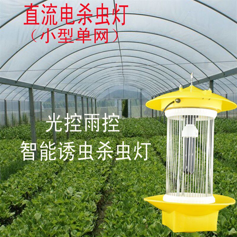 户外12V直流电小型常规电频振式杀虫灯诱虫灯 园林农业大棚杀虫灯