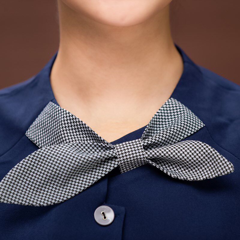 餐厅服务员长袖中式秋冬装女服务生服装男酒店前厅传菜员工作服