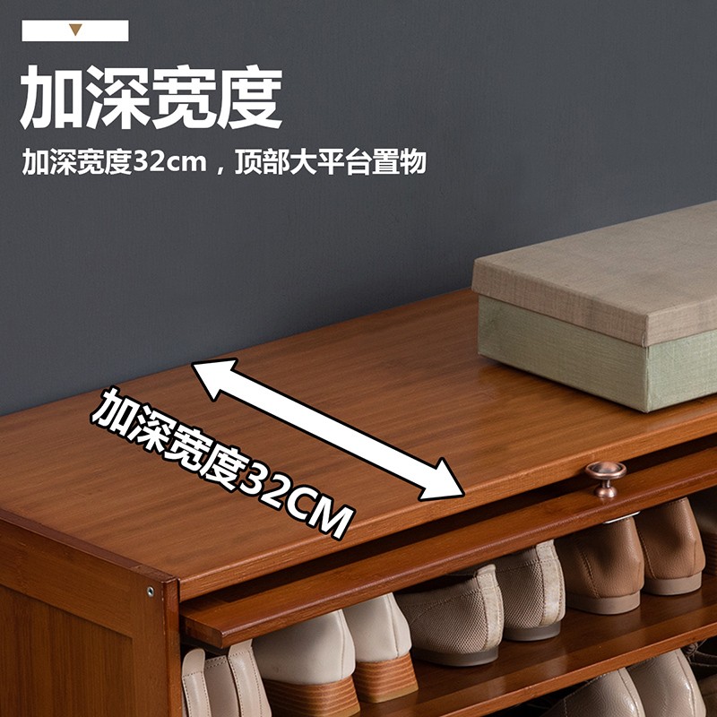鞋架子家用简易门口室内好看经济型收纳神器实木多层防尘布艺鞋柜