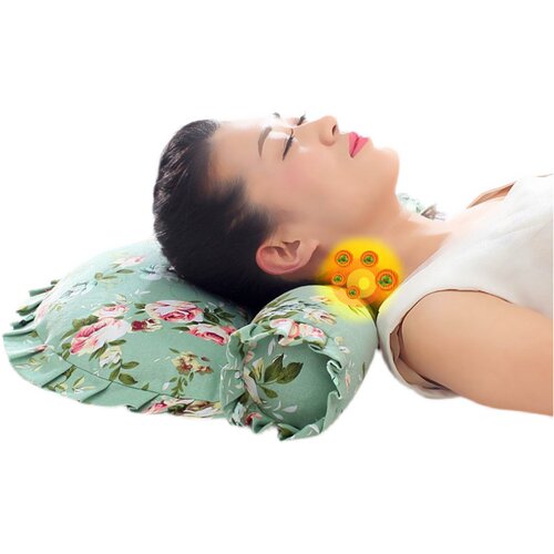 多功能成人护颈椎助睡眠组合圆柱枕头颈椎修复艾草枕芯专用单人