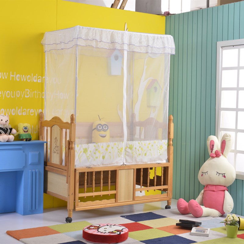 订做幼儿园蚊帐定做儿童婴儿牀蚊帐加密方顶蚊帐订做宝宝学生蚊帐