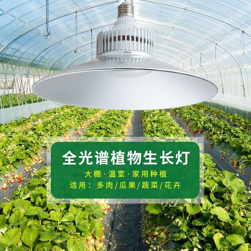 全光谱植物生长补光灯LED仿太阳光室内种植水培叶菜花卉多肉上色