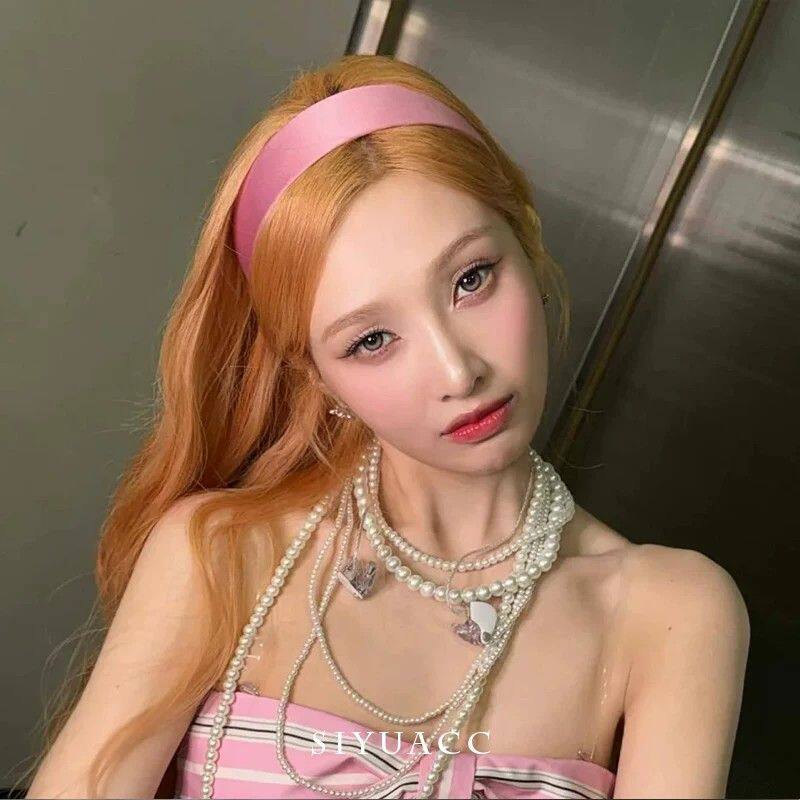 甜美粉色宽边发箍2026春夏时尚百搭压发头箍可爱拍照头饰发饰女