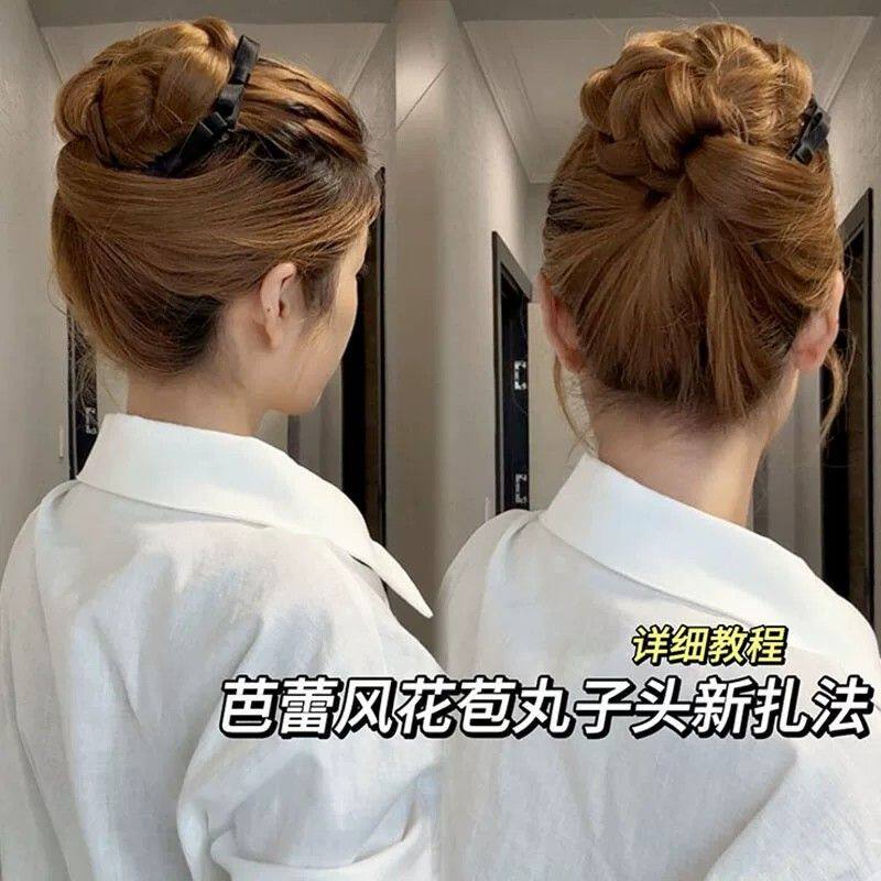 碎发整理神器蝴蝶结发梳公主头刘海梳倒插发夹发插梳发叉发饰头饰