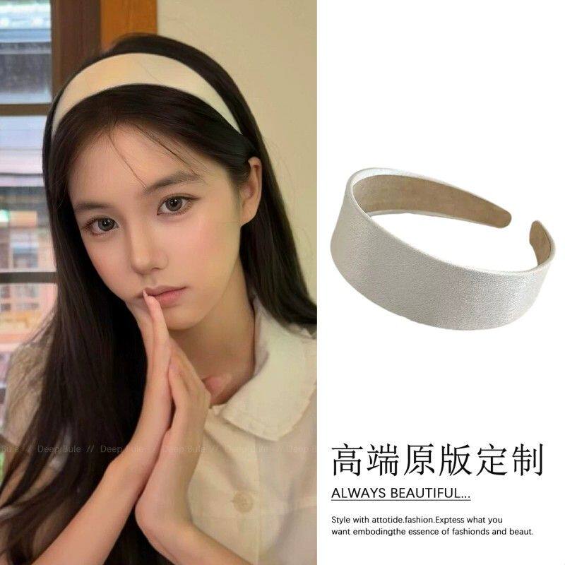 宽边高级感白色发箍女2026新款春夏日常外戴发卡头箍轻奢气质头饰