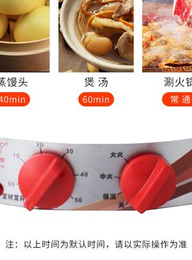 乐帮电蒸锅家用大容量商用电蒸笼定时保温不锈钢底座蒸菜温黄酒锅