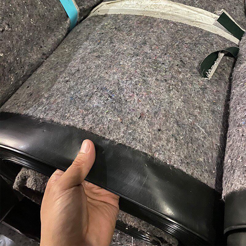 防水土工布防渗膜毛毡工程布养殖大棚保温土公布防寒棉毡一布一膜