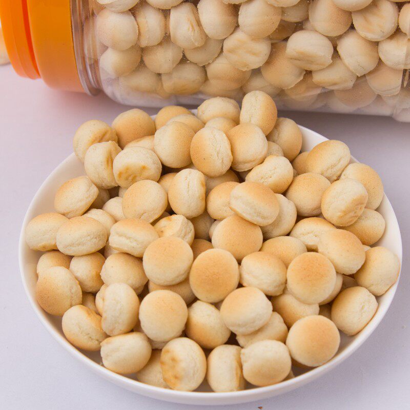 包邮泰迪狗狗零食除口臭饼干磨牙牛奶味小馒头400g金毛萨摩训犬
