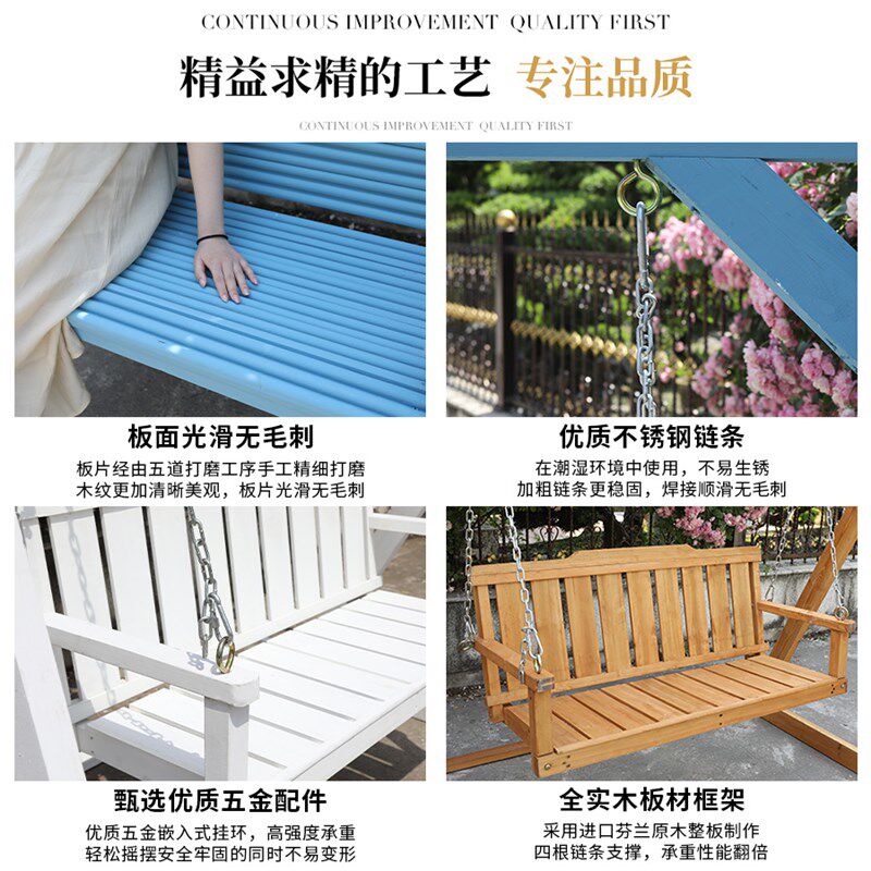 室内家用儿童双人荡秋千阳台简易家庭版成人大人悬挂吊椅摇篮网红