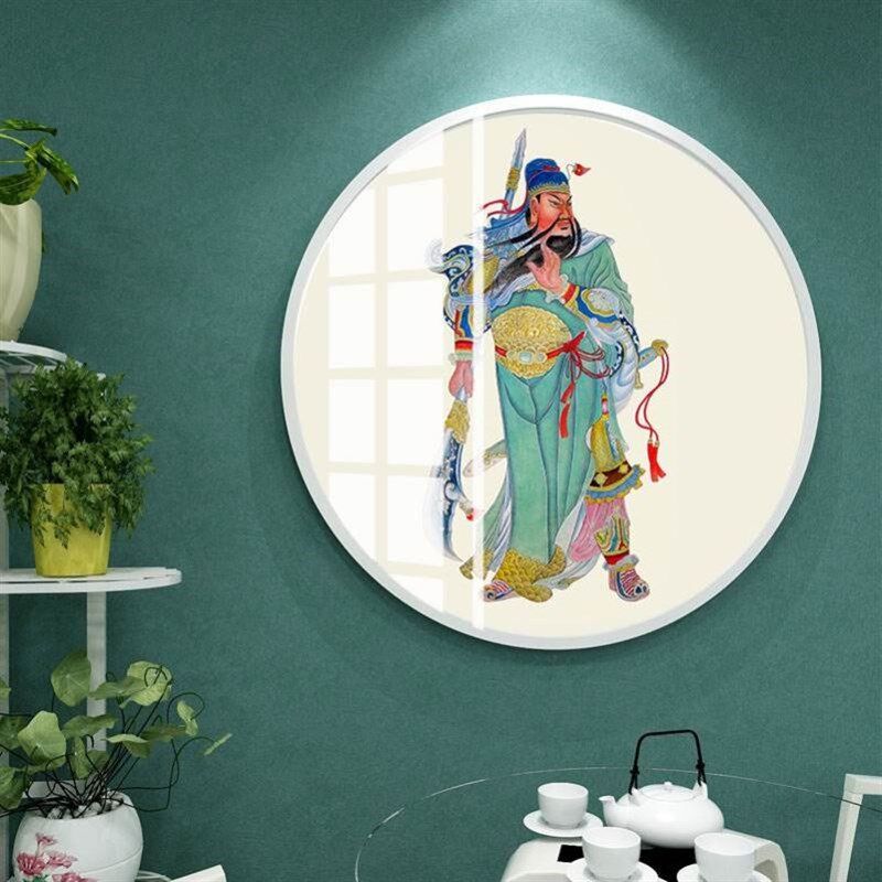 武财神关公像画像关帝关羽神像客厅镇宅玄关装饰画关二爷招财挂画