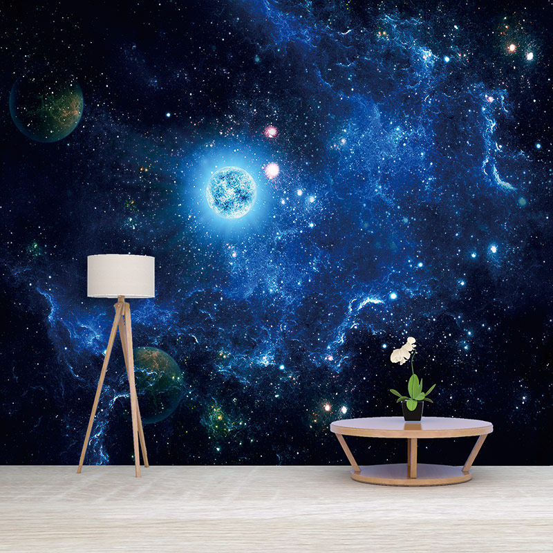 星空贴纸自粘贴画卧室宿舍吊顶装饰画背景墙壁画纸画墙贴墙纸壁纸