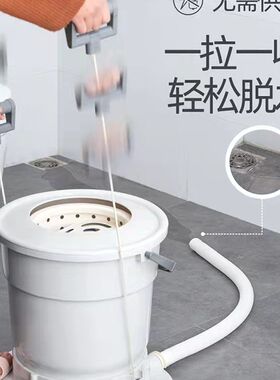 免电手动洗衣机脱水机学生宿舍小型拧衣服神器手拉式甩干机家用