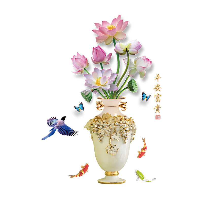 3D立体墙贴画客厅沙发电视背景墙壁贴纸装饰画墙纸自粘壁纸墙面贴