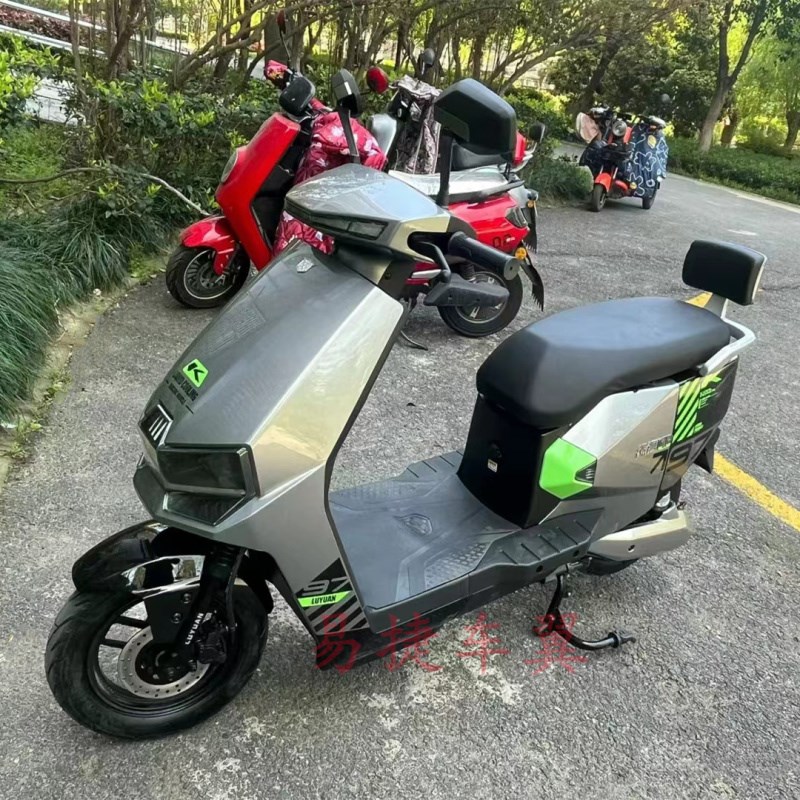 绿源电动车ZKK3后货架尾箱架载物架铝合金后衣架送外卖支架托架子