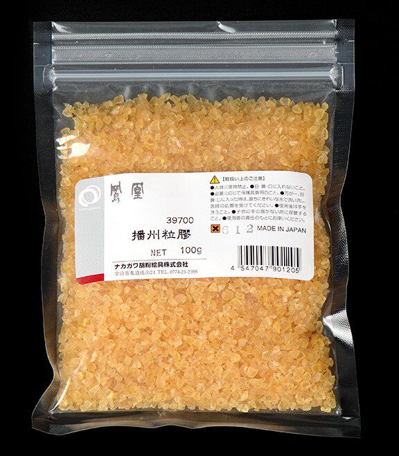 天雅矿物质颜料工笔画用国画胶矾粉岩彩画材料明胶明矾岩彩工具