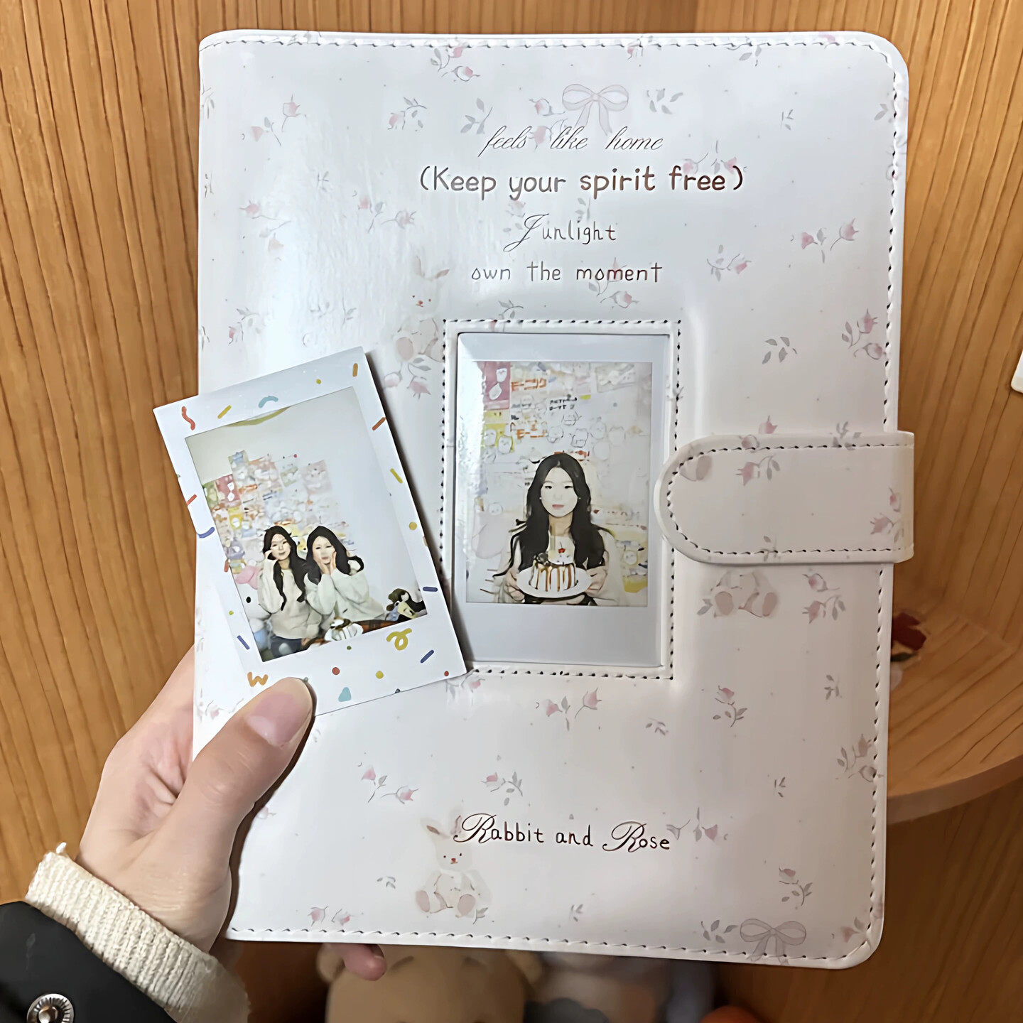 韩系碎花拍立得相册收纳本子卡册四宫格小卡展示纪念册活页大容量