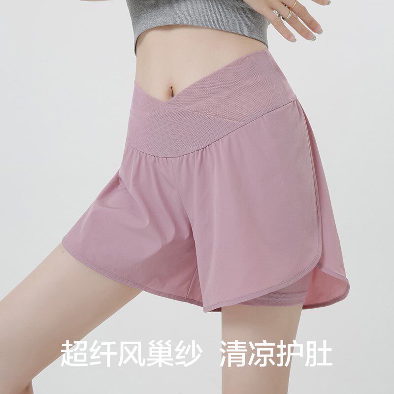 孕妇短裤夏季款外穿夏天薄款怀孕期低腰运动五分阔腿夏装速干裤子