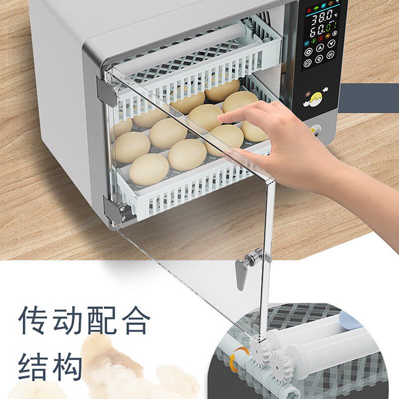 全自动上水加湿孵化器小鸟鹦鹉鸽子芦丁鸡鸭鹅孔雀自动翻蛋孵化机