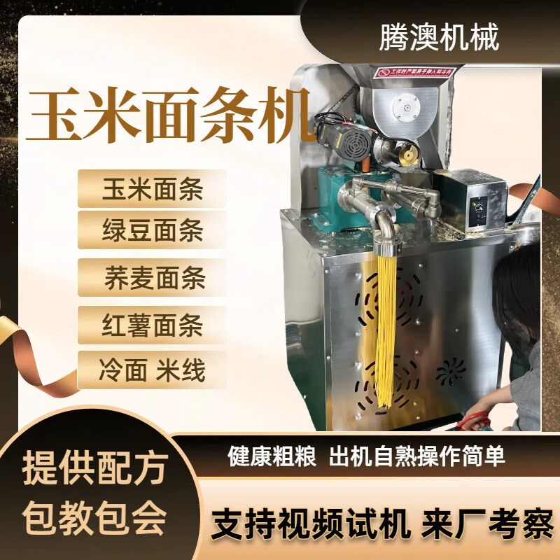 多功能自熟杂粮面 面条机东北碴子面 面条冷面 面机商用米线 线加