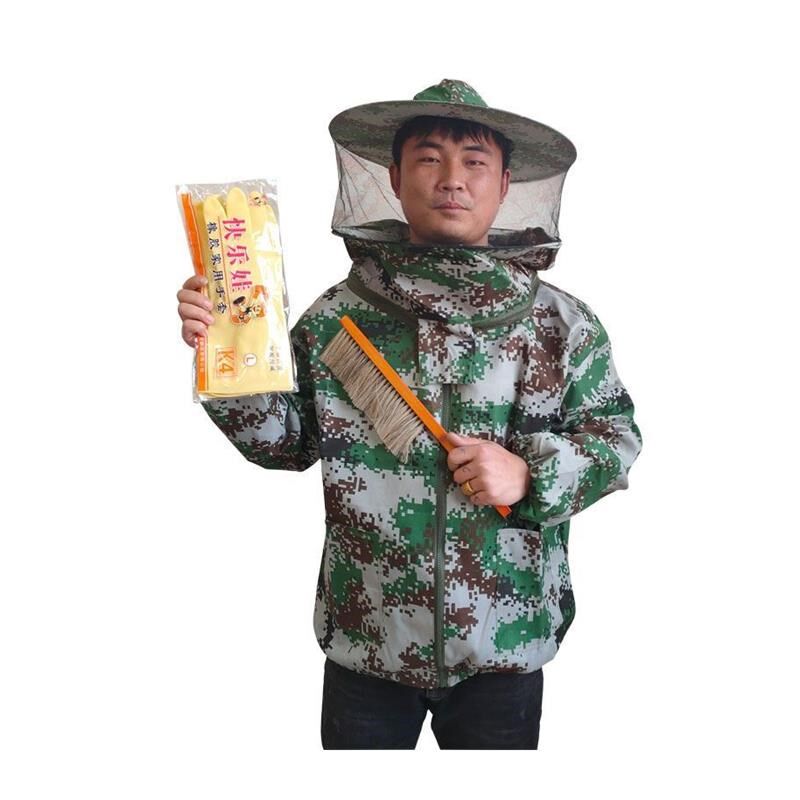 防蜂衣透气防蜂服连体蜂衣全套加厚蜜蜂防护服蜂农专用养蜂用工具