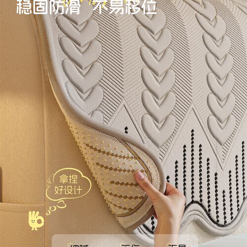 床头罩套2025新款盖巾高级感防尘防猫抓防滑床头靠垫通用保护垫布