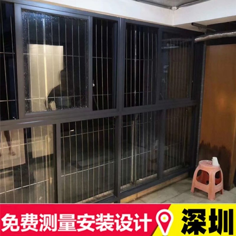 深圳断桥铝合金门窗隔音玻璃窗户平开推拉落地窗封闭阳台香港定制