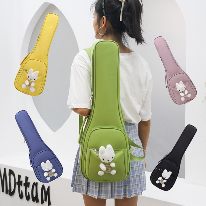 尤克里里琴包23寸24寸可爱加厚双肩乌克丽丽包ukulele琴包防泼水