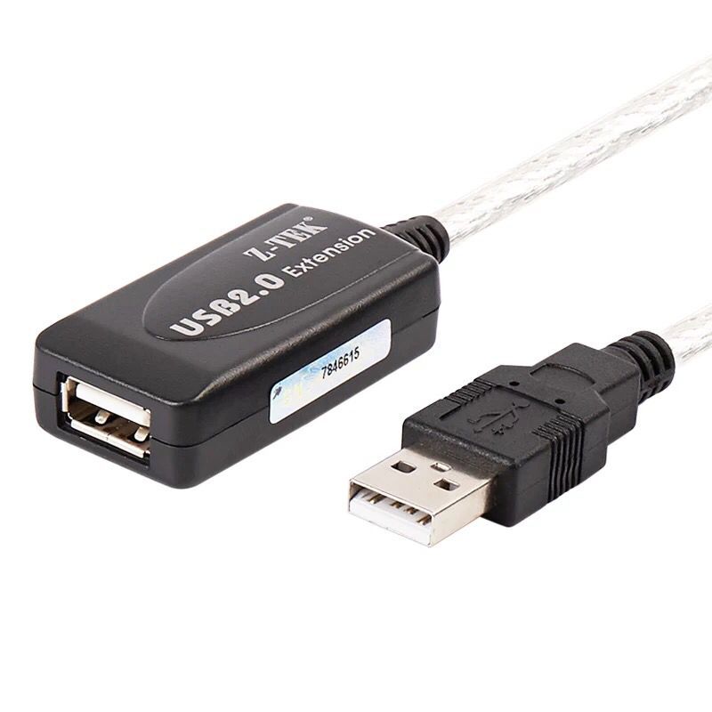 力特ZK010工业级USB2.0延长线 5米10米15米20米USB信号放大带芯片