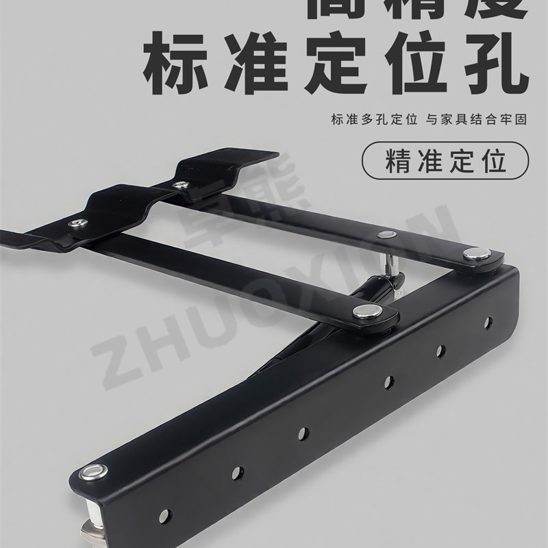 茶几升降器餐桌书桌支架折叠多功能静音强力液压缓冲家具五金配件