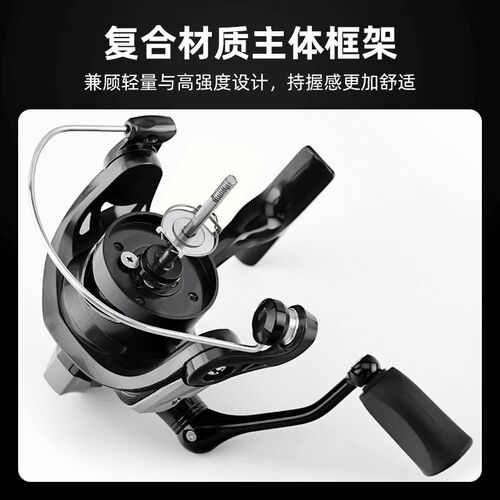 阿布纺车轮新款MAXSX二代超轻非对称机身无间隙斜口线杯远投轮