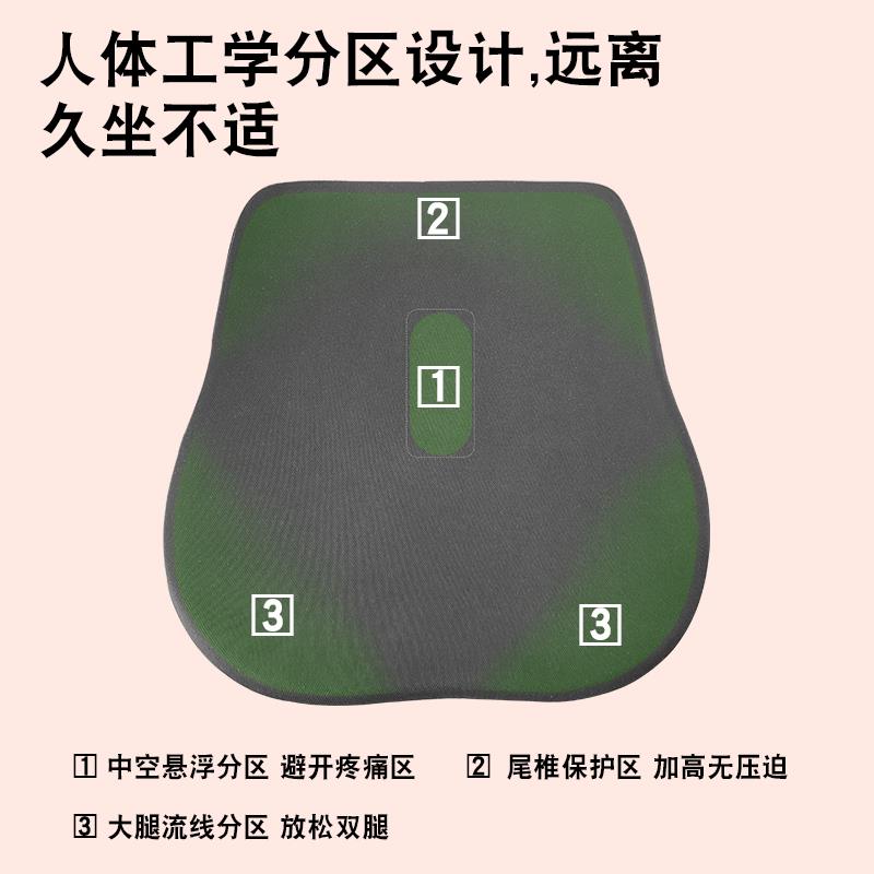 汽车增高坐垫加厚学车练车垫透气8CM斜面小个子女主驾驶填充凹陷