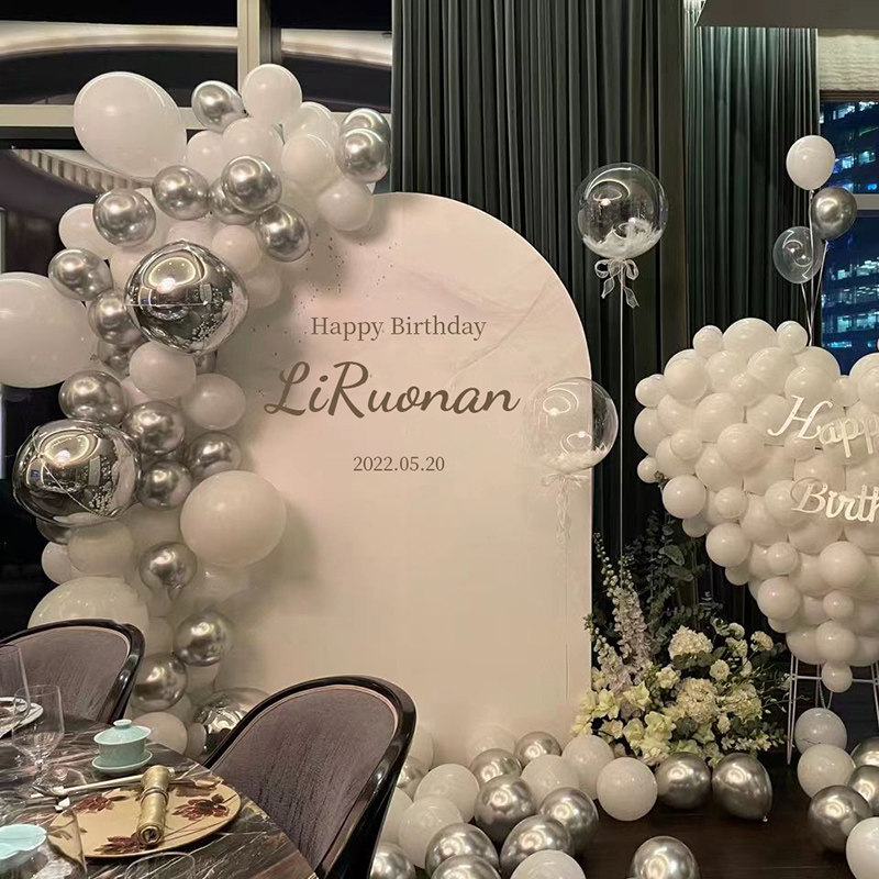 生日装饰布置闺蜜生日背景装饰kt板儿童宝宝周岁生日场景气球套餐