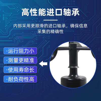 风速风向传感器三杯气象风速仪RS485聚碳型风速传感器变送器0-10V