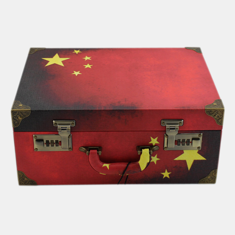 星期五美发手提工具箱剪刀盒收纳包 推剪包 英伦复古发型师工具包