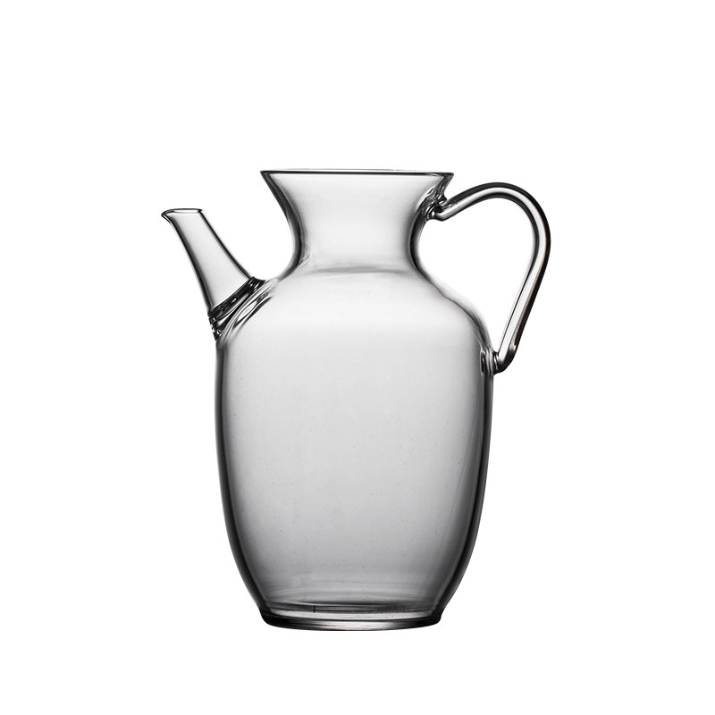 透明仿宋玻璃茶壶泡绿茶专用壶茶具小号泡茶冷水壶泡茶器家用单壶