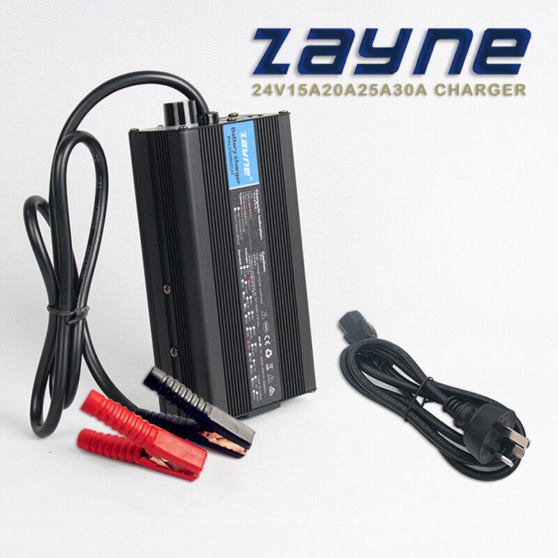 24v15a30A60A大电流智能充电器适用叉车AGV自动化小车29.4V锂电池