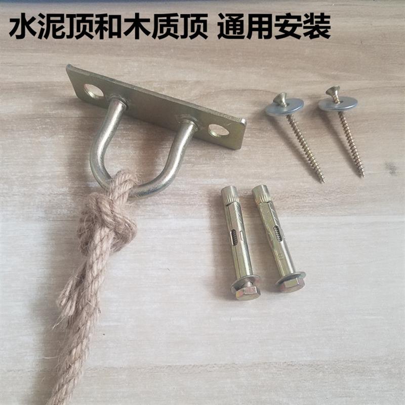 树枝麻绳吊架展示架服装店上墙悬挂壁挂复古墙上女装衣架服装架子