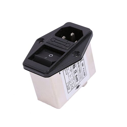 KEILS电源滤波器220V开关插座双保险插座式滤波器CW2B-10A-T(003)