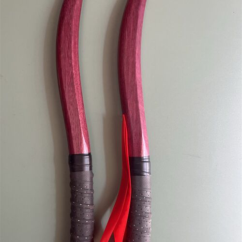 龙舟鼓棒 月牙鼓槌  硬木鼓棒加粗 一对价格