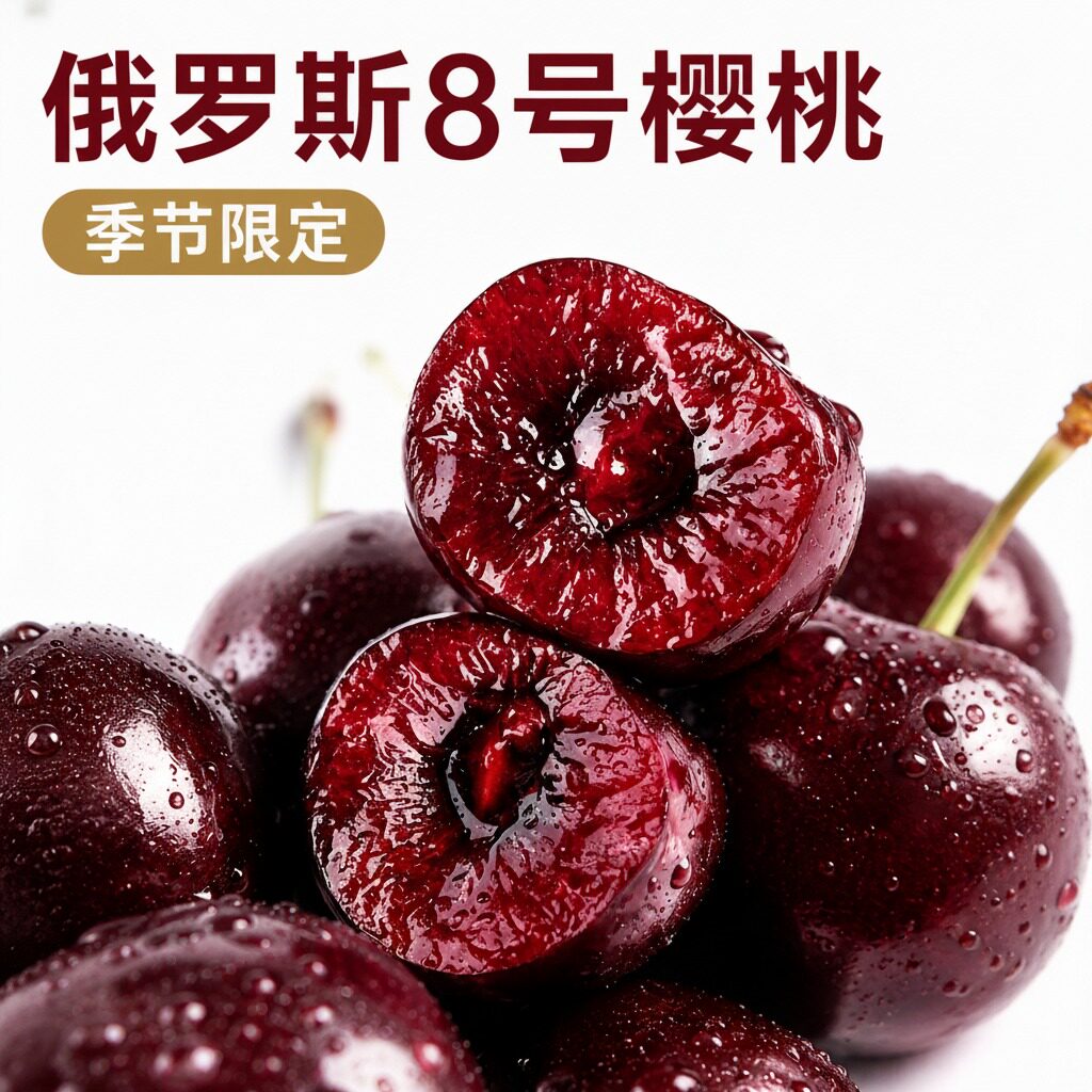 顺丰空运俄8大樱桃俄罗斯八号大连车厘子现摘脆甜送礼孕妇礼盒装