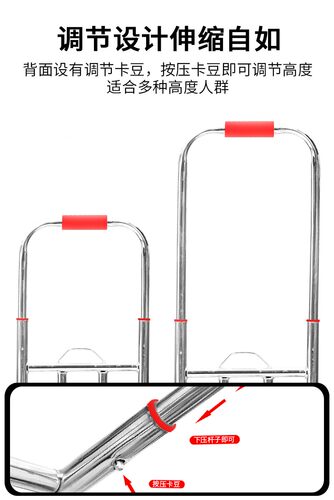 手拉车折叠便携超市购物车行李搬运车拉水车老虎车家用小推车拖车