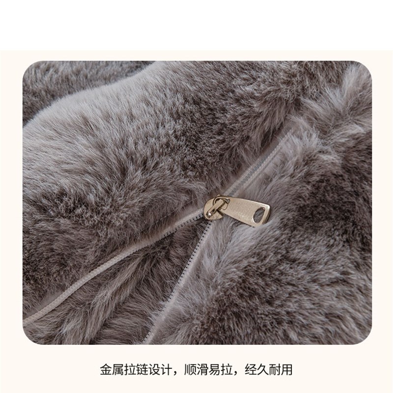 多功能懒人被子可穿冬季带袖毛毛抱枕被两用冬天加绒加厚午睡车载
