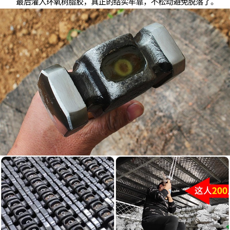 打铁锤子铁匠锻打锤金工铁锤家用木柄手工锻造工具木柄钢锤钣金锤
