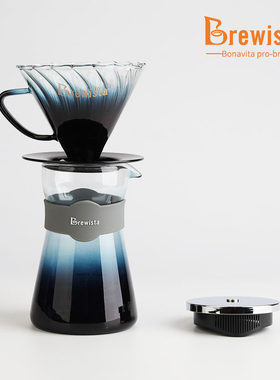 Brewista耐热玻璃手冲咖啡滤杯/分享壶套装 bonavita pro影子系列