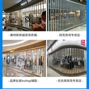 上海卷帘门侧拉推拉门折叠水晶门PVC门铝合金门防火防盗卷帘门