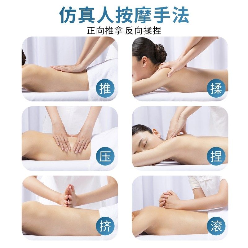 qeqe颈椎按摩器背部腰颈部全身多功能靠垫家用肩颈脖子揉捏按摩枕