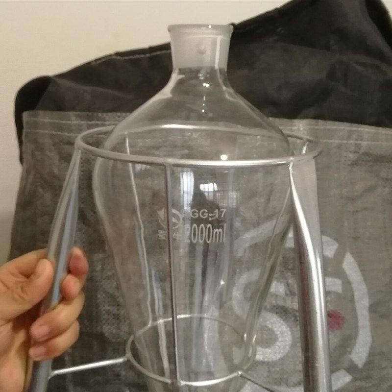 大型分液漏斗架1000ml2000ml3000ml5L10L20L实验梨形球形漏斗加厚